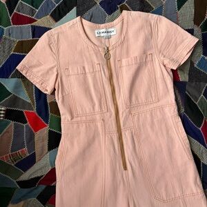 L.F. Markey pink Felix jumpsuit